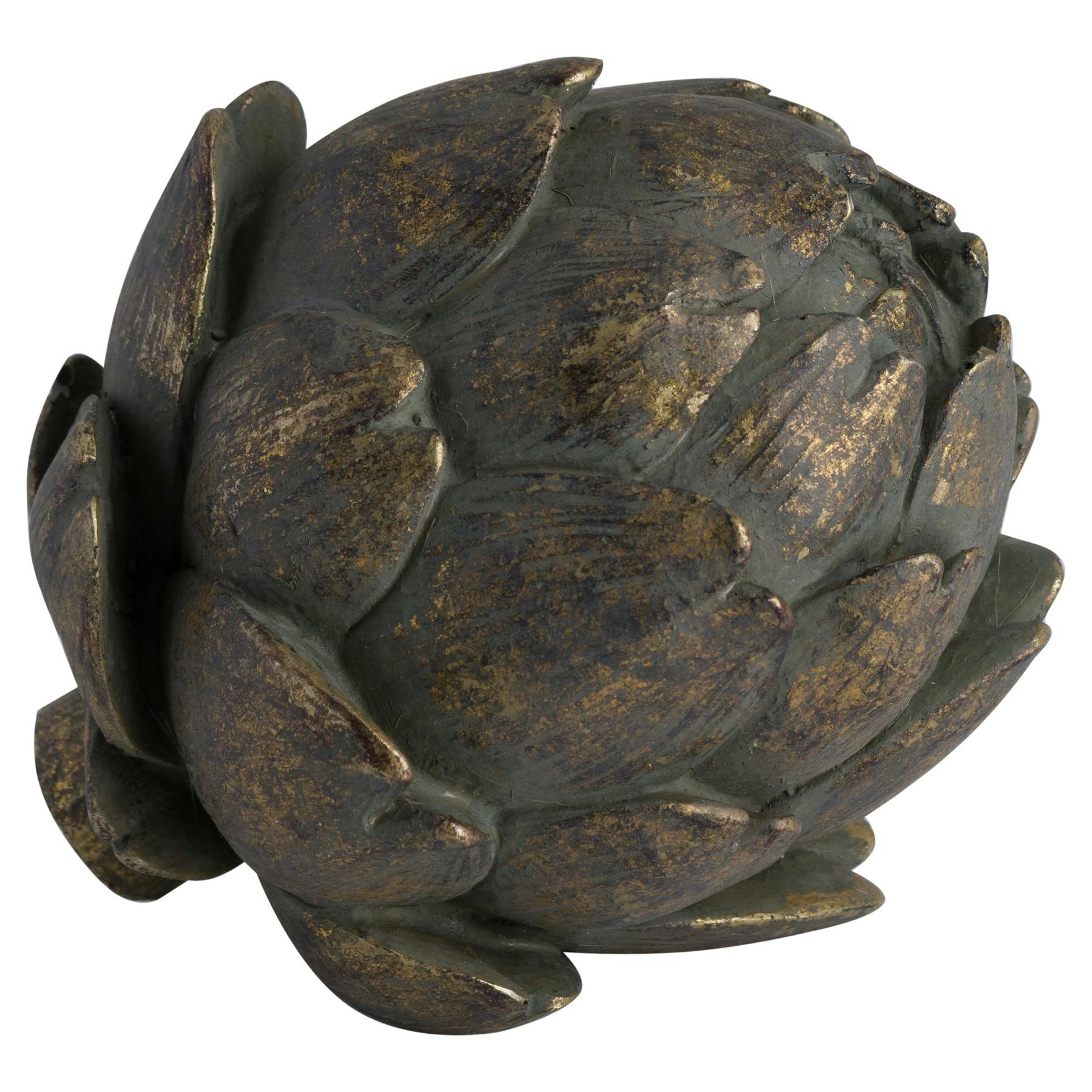 Hill Interiors Bronze Antique Artichoke - Large - 100% Resin