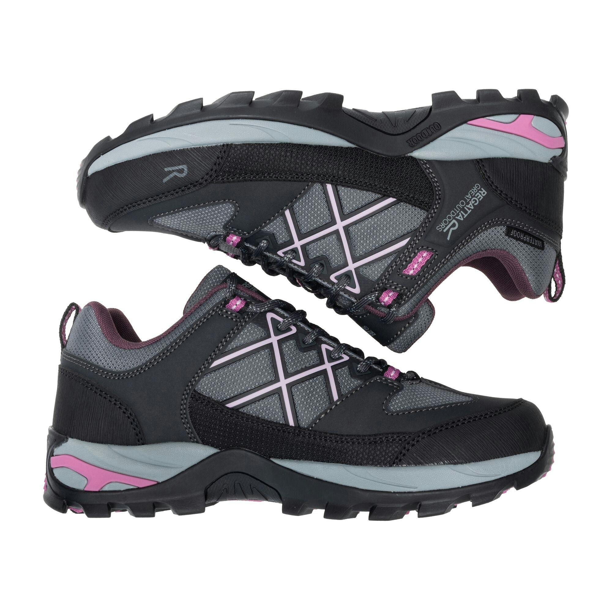 Regatta Women's Samaris Iii Low Walking Shoes - Ash/Violet - 7 Uk - Ash/Violet - 100% Synthetic