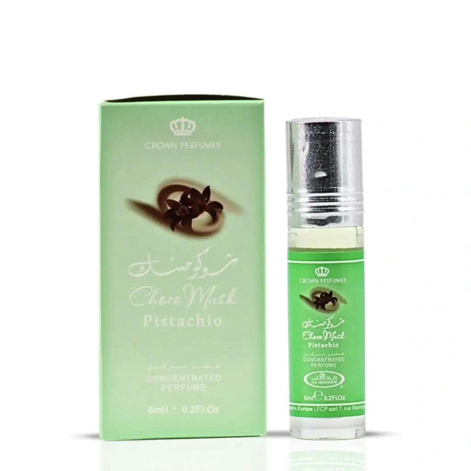 Al Rehab Amber Choco Musk Pistachio 6Ml Roll-On Perfume Oil