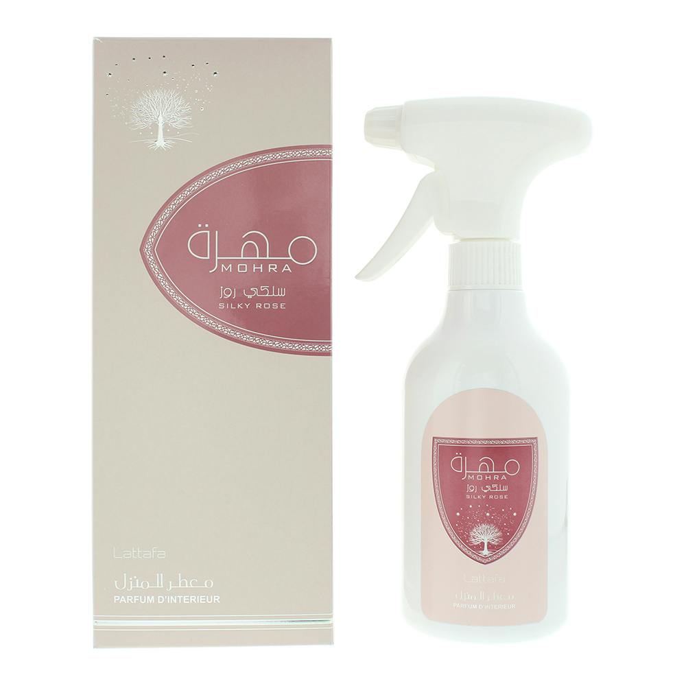 Men's Lattafa Mohra Silky Rose Room Spray 450Ml - Image 8