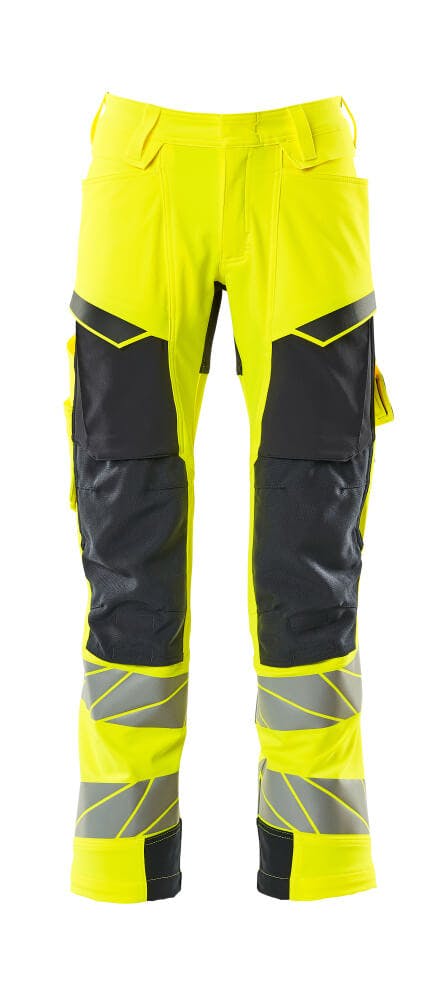 Mascot Men's Accelerate Safe Ultimate Stretch Trousers With Kneepad Pockets