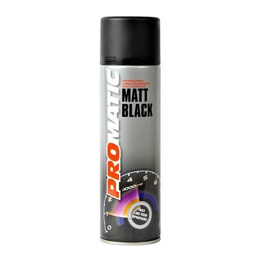 1 x Promatic MB500 Matt Black Spray Paint 500ml - Image 20