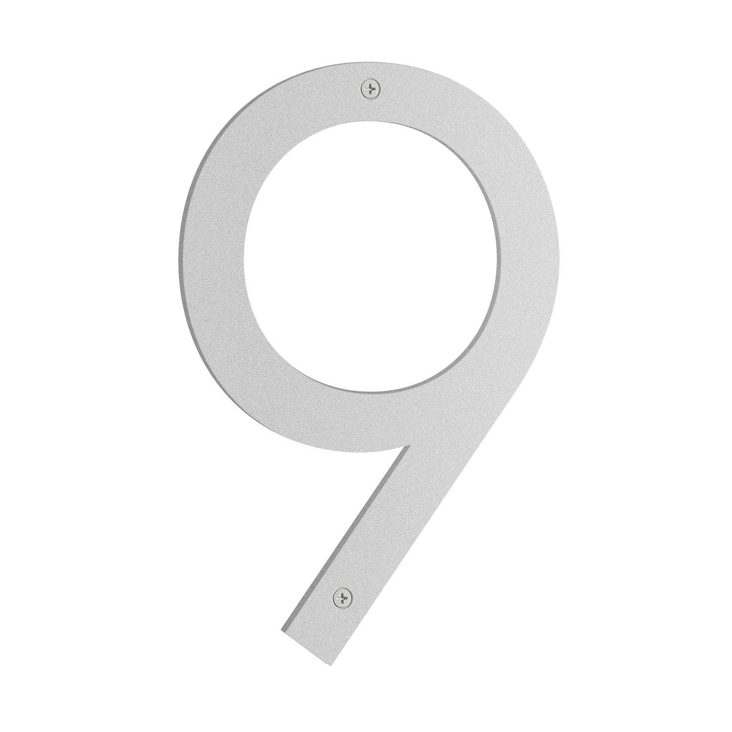 Rackhams Grey House Number 9 In Matt Nordic Series, Height 230 Mm.
