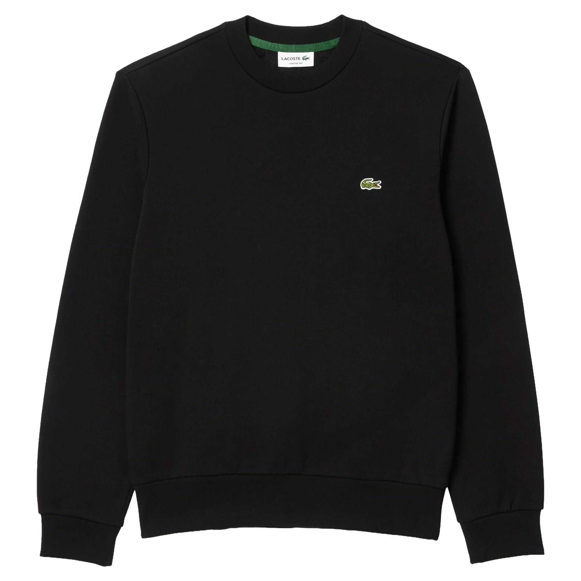 Lacoste Black Sh9608 Crew Sweat - Small