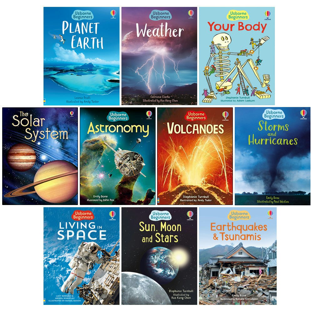 Usborne Publishing Beginners Science Book Collection Earthquakes & Tsunamis - Ages 5-7 - Paperback Size 10