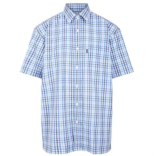 Coolandnew Men's Light/Blue Champion Short Sleeve Doncaster Shirt - Xl