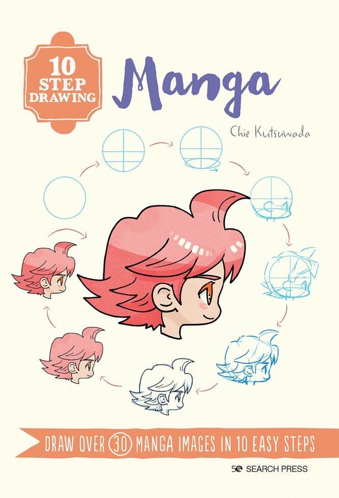 10 Step Drawing: Manga: Draw over 30 manga images in 10 easy ste - Image 9