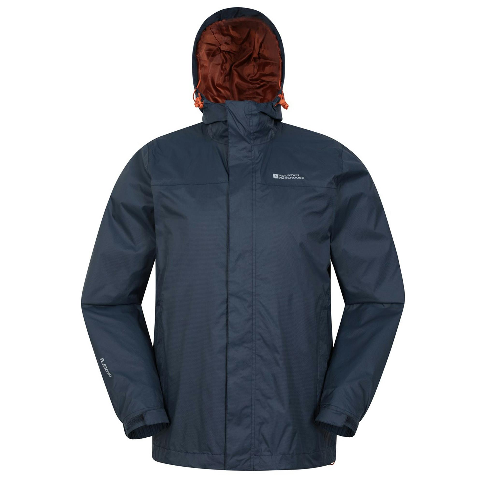 Mountain Warehouse Men's Dark/Blue Torrent Waterproof Jacket - L - 100% Nylon