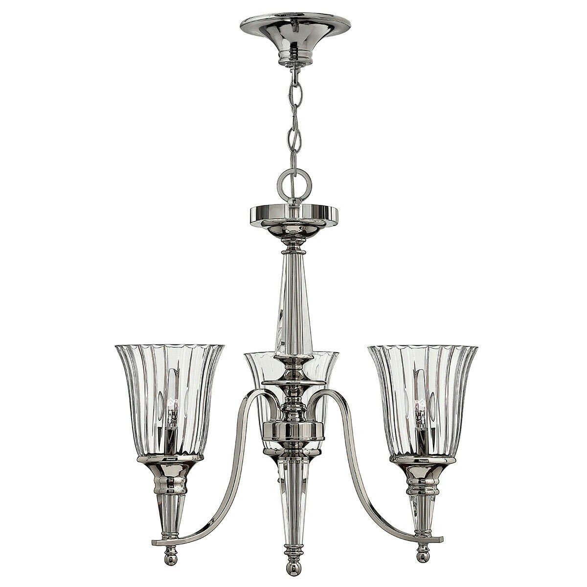 Loops Light Bulb Chandelier Hanging Pendant Sterling Led E14 60W Bulb Size 3