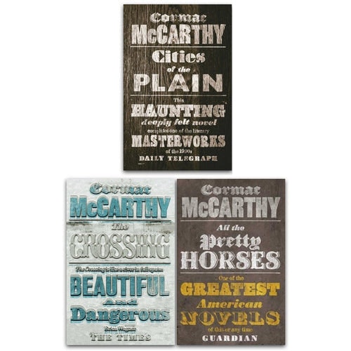 Picador Men's Border Trilogy Series Collection 3 Books Set By Cormac Mccarthy