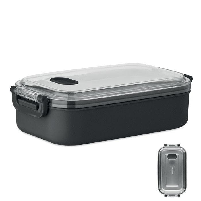 Midocean Black Hoagie Polypropylene Lunch Box - One Size - 100% Mixed