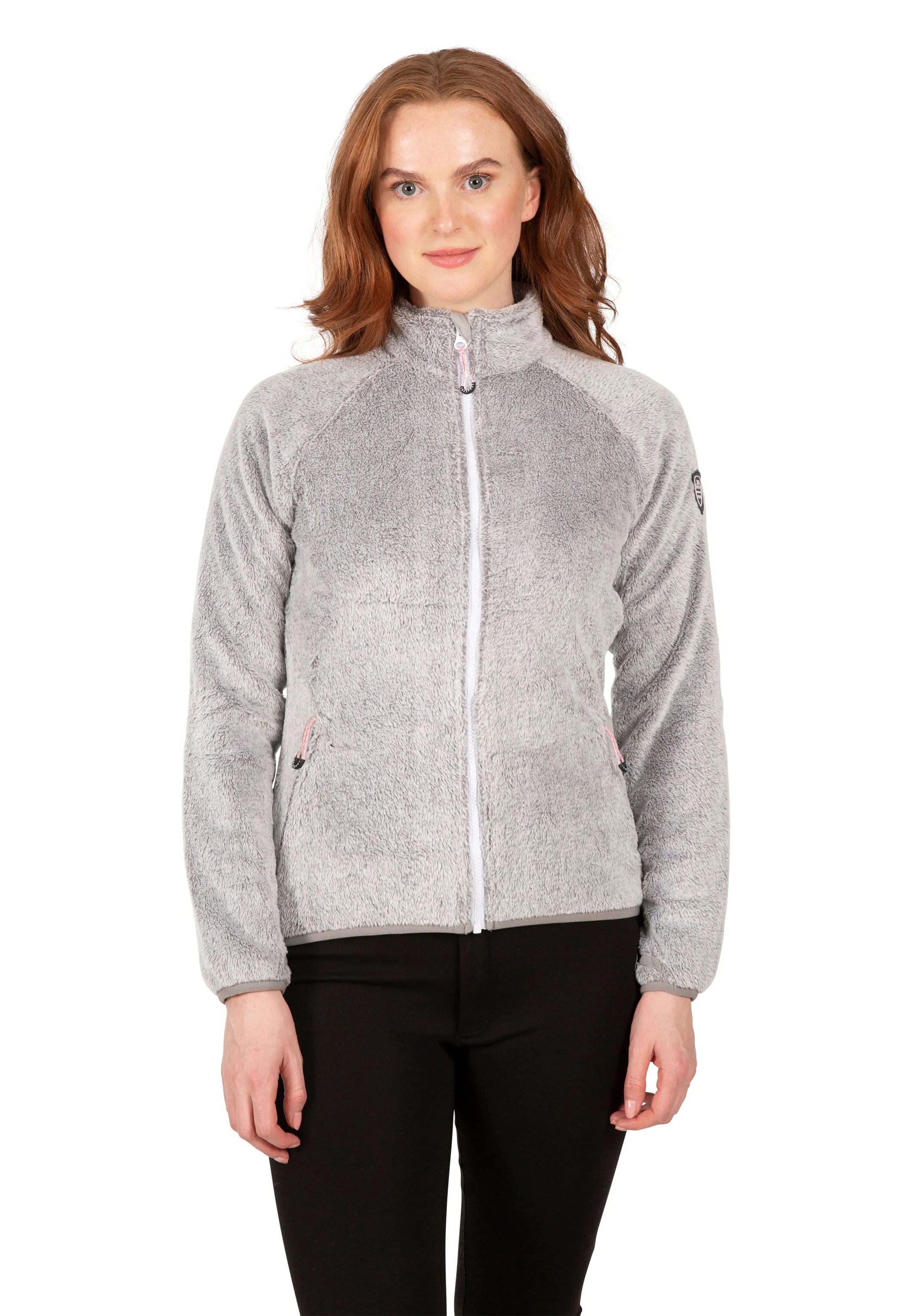 Trespass Women's Silver/Grey Telltale Winter Fleece Jacket - Extra Large