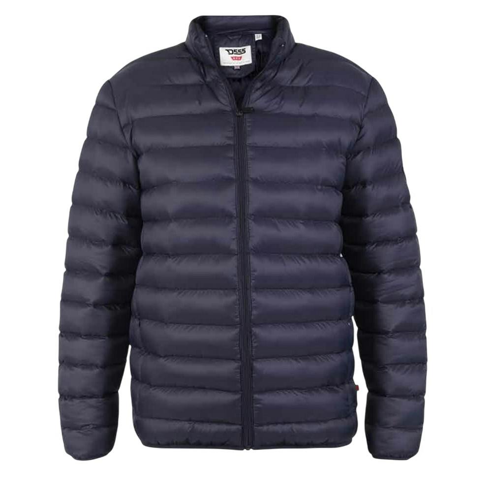 Duke Men's D555 Rowland Kingsize Puffer Jacket - Navy - 4XL - Navy - 100% Nylon