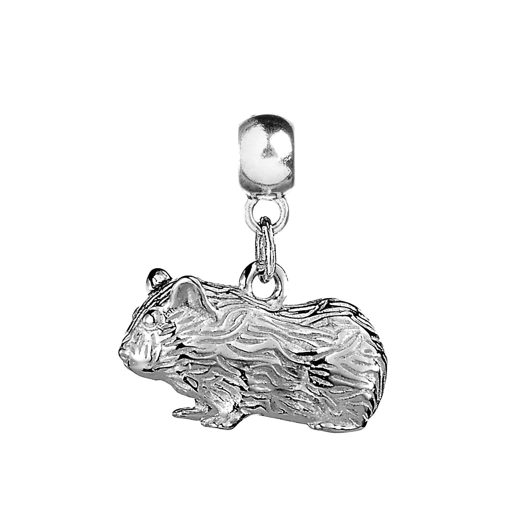 Mylee London Silver Guinea Pig Charm - No - Slider Charm