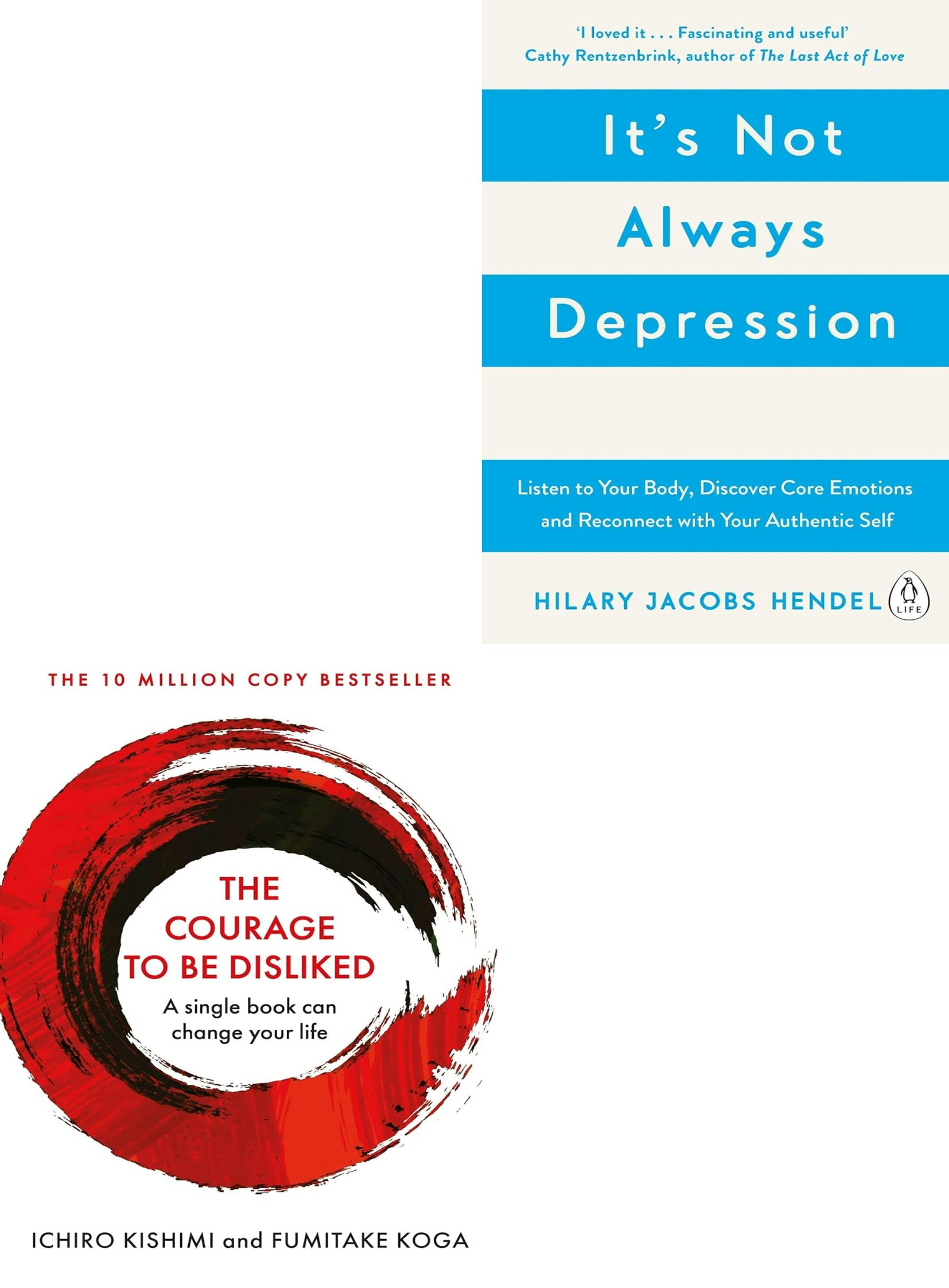 Books4people It's Not Always Depression, The Courage To Be Disliked 2 Books Collection Set