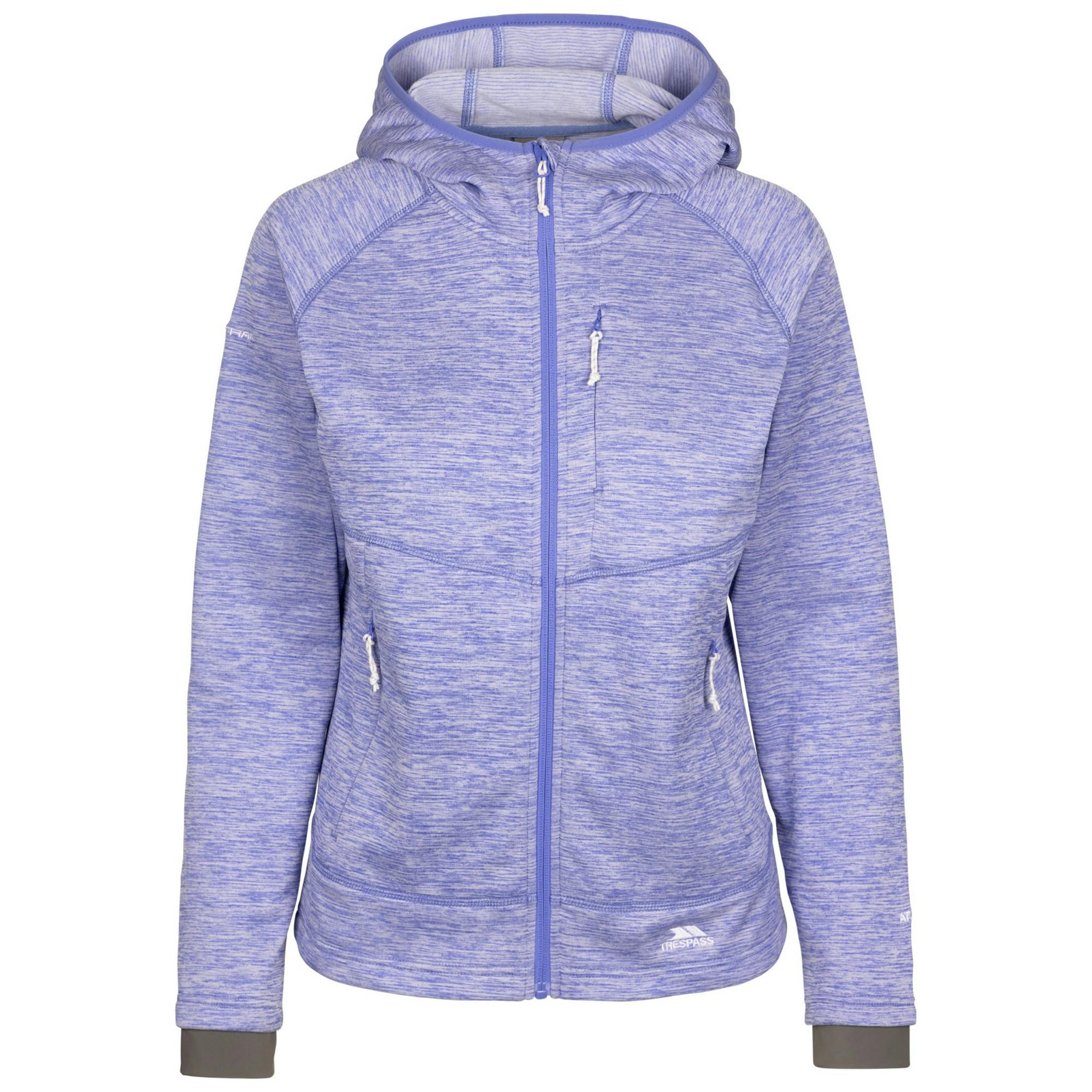 Trespass Women's Blue At200 Fleece Jacket - Baja - Xs - Baja - 100% Polyester