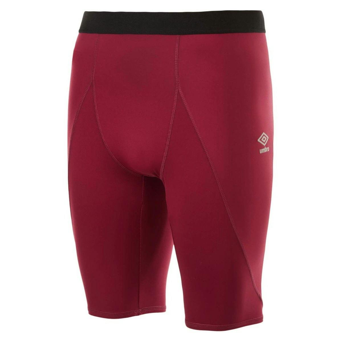 Umbro Men's Player Elite Power Shorts - New Claret - Xxl - New Claret - 97% Polyester/3% Elastane