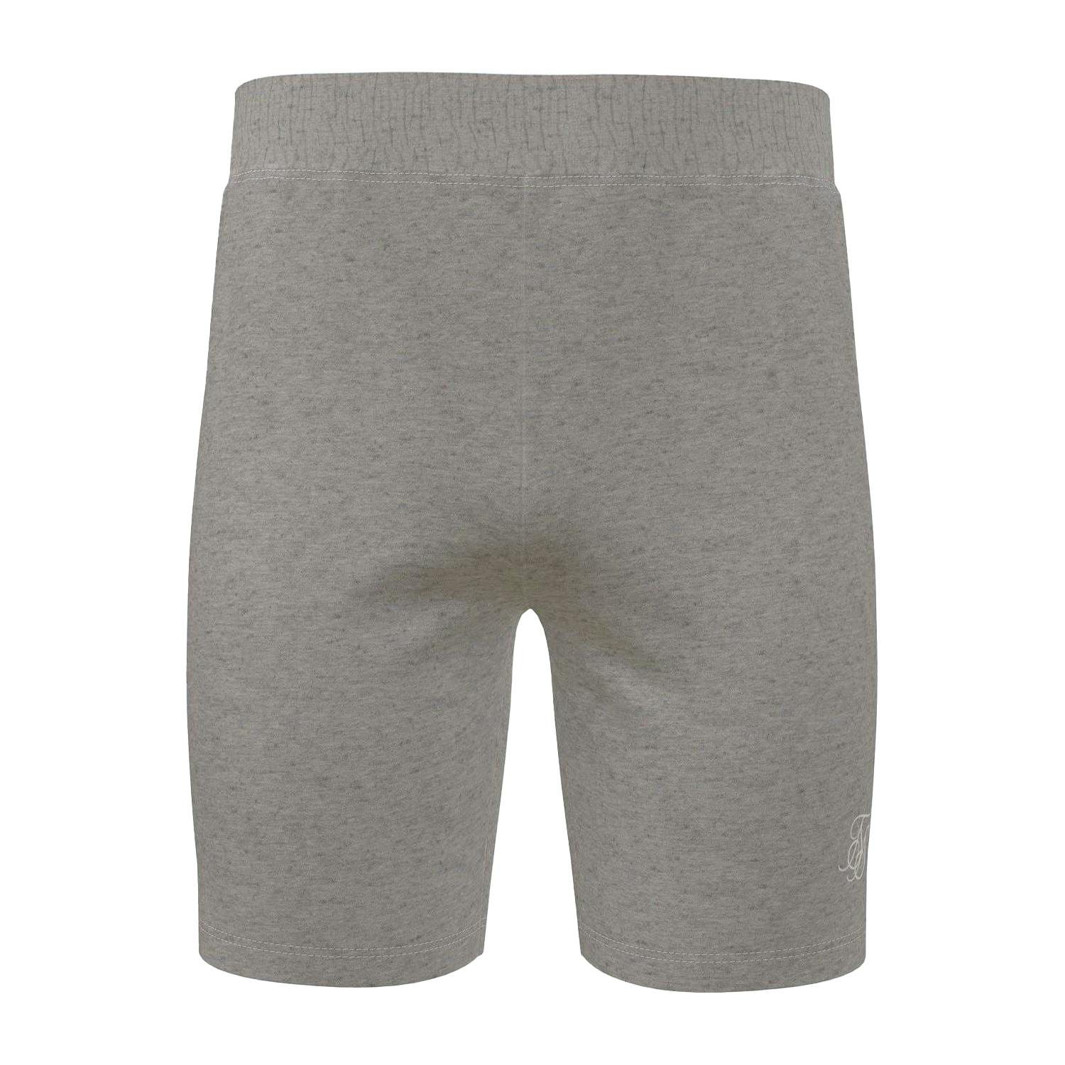 Siksilk Men's Grey Jersey Relaxed Fit Cargo Shorts - Marl - S - Marl - 100% Mixed