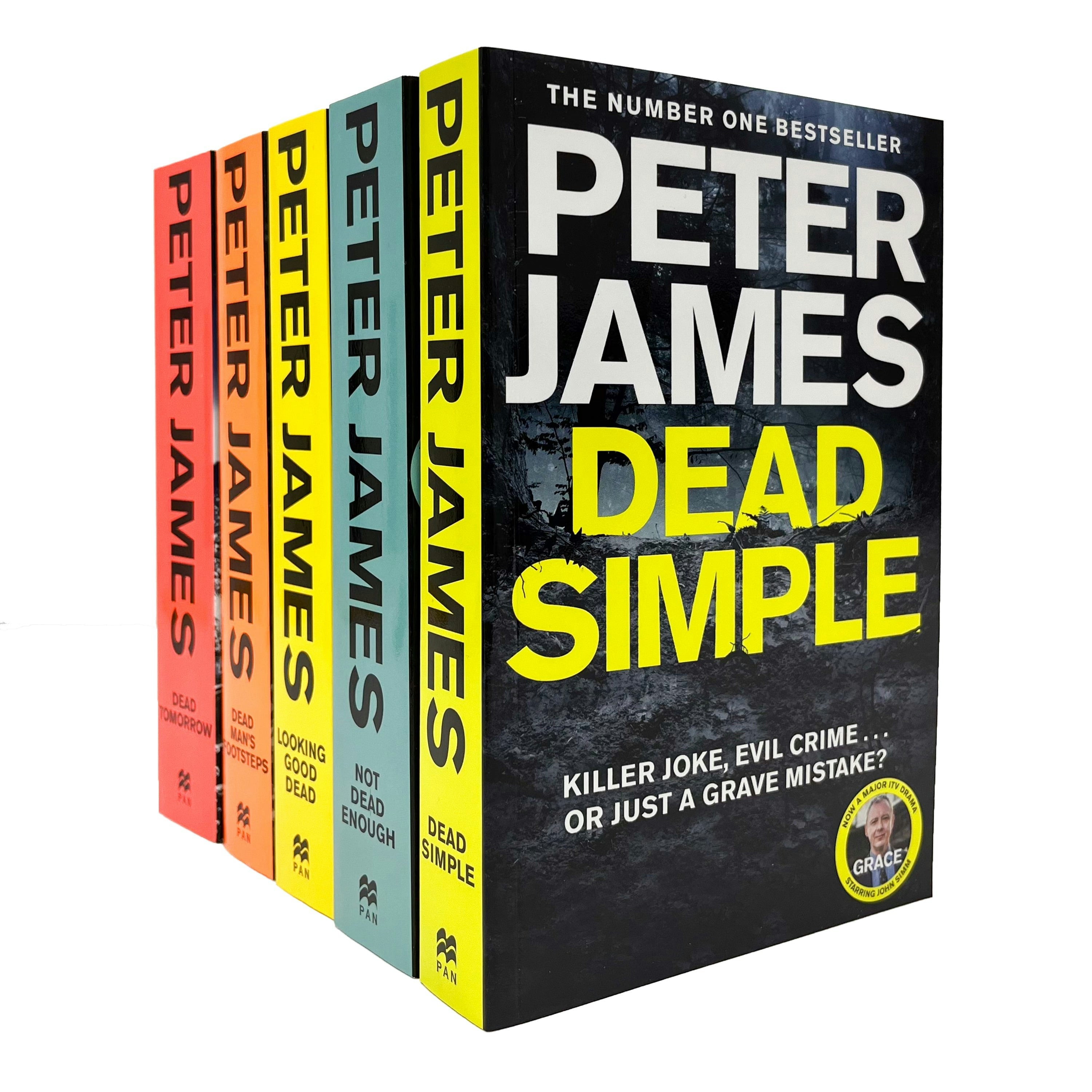 Macmillan Roy Grace 1-5 Dead Simple, Looking Good Dead, Not Dead Enough, Dead Man's Footsteps, Dead Tomorrow
