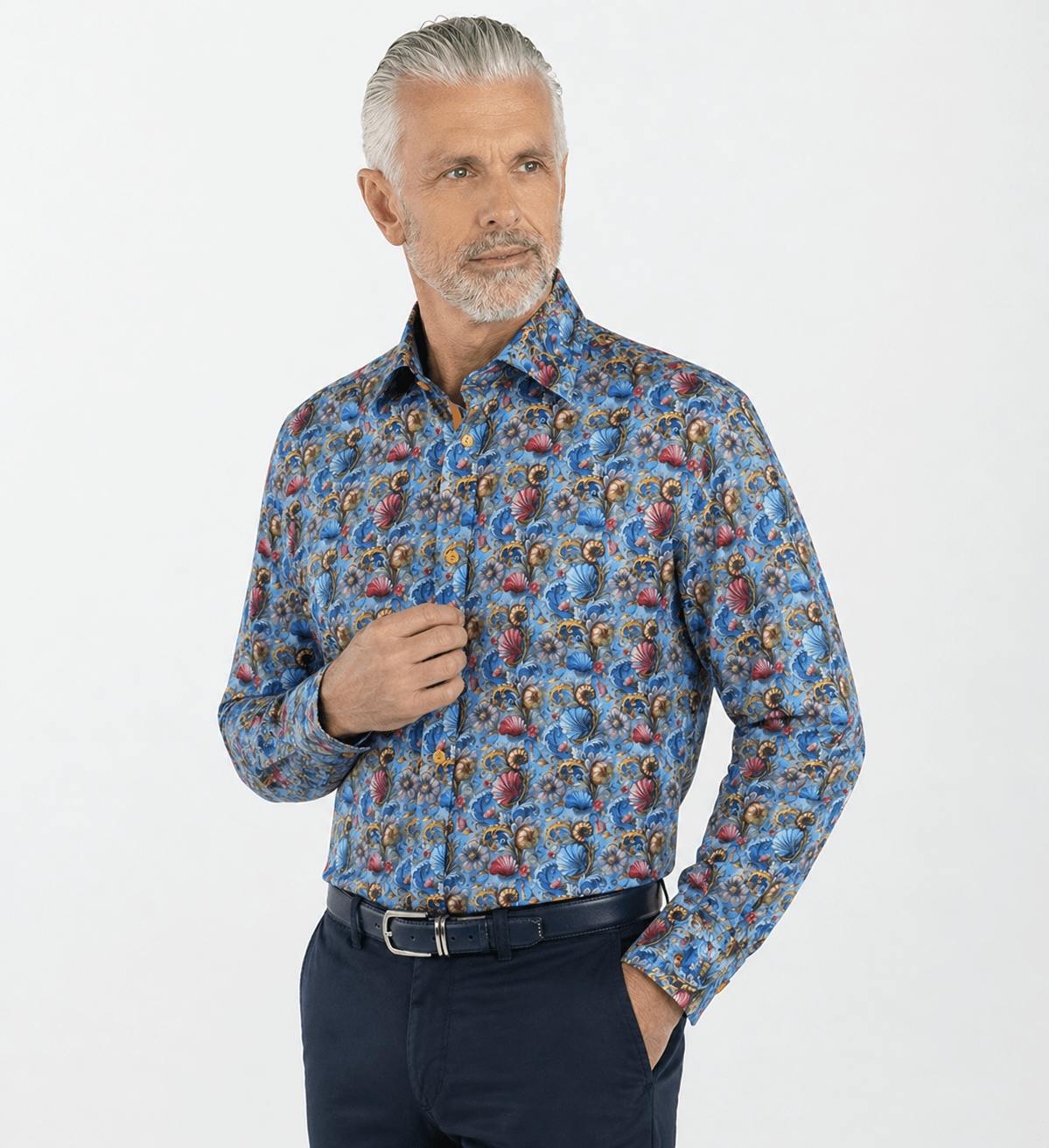 Claudio Lugli Seashells Print Shirt - Large