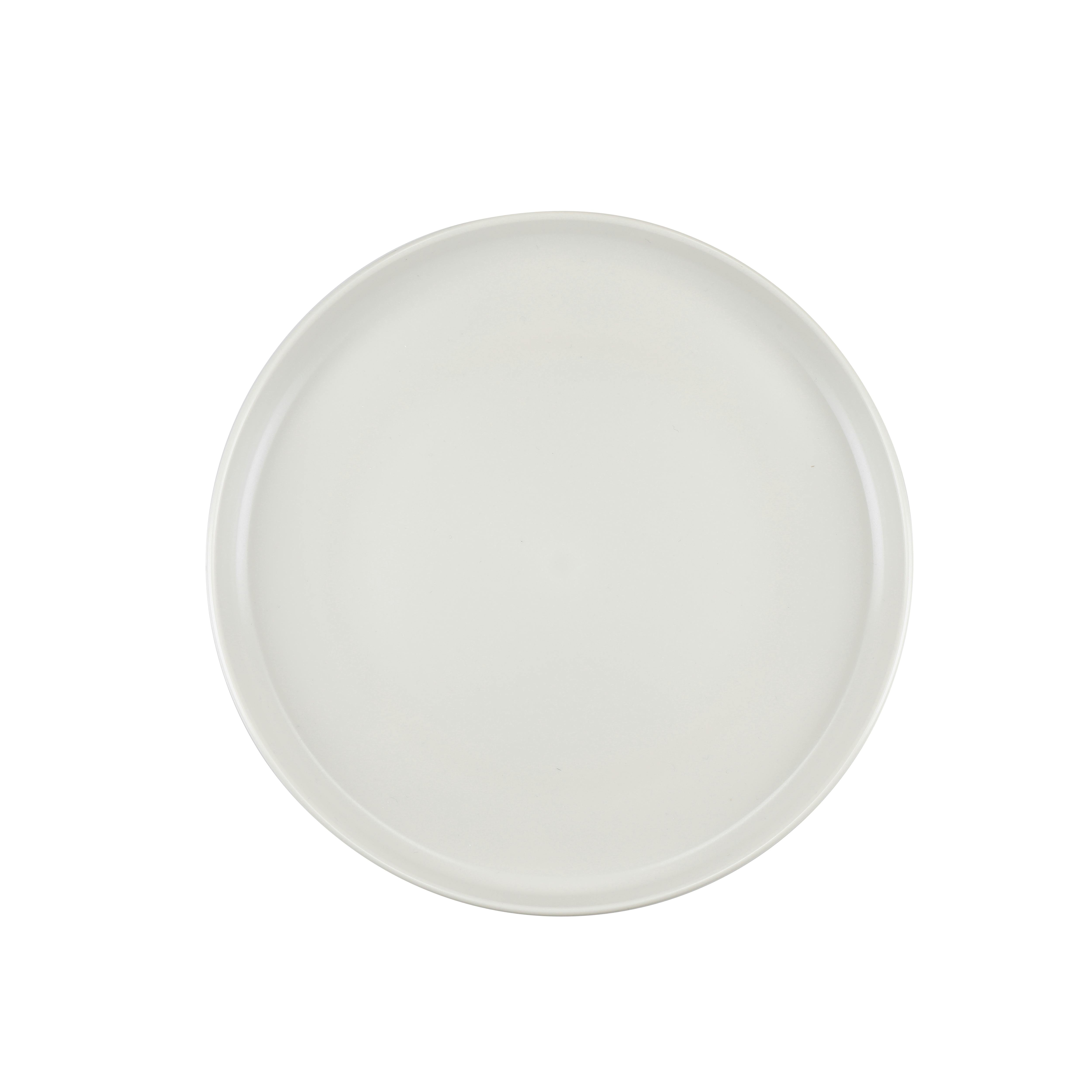 Rackhams Grey Summer Set Of 4 Recycled Plastic 20Cm Lipped Side Plates - Plastic - Plate