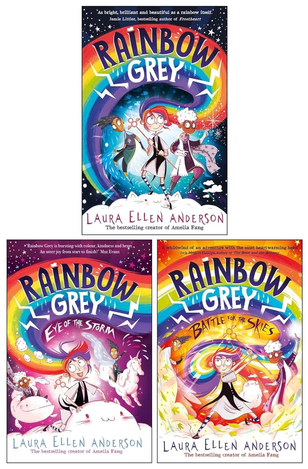 Rainbow Grey Series Laura Ellen Anderson 3 Books Collection Set Eye of the Storm - Image 4
