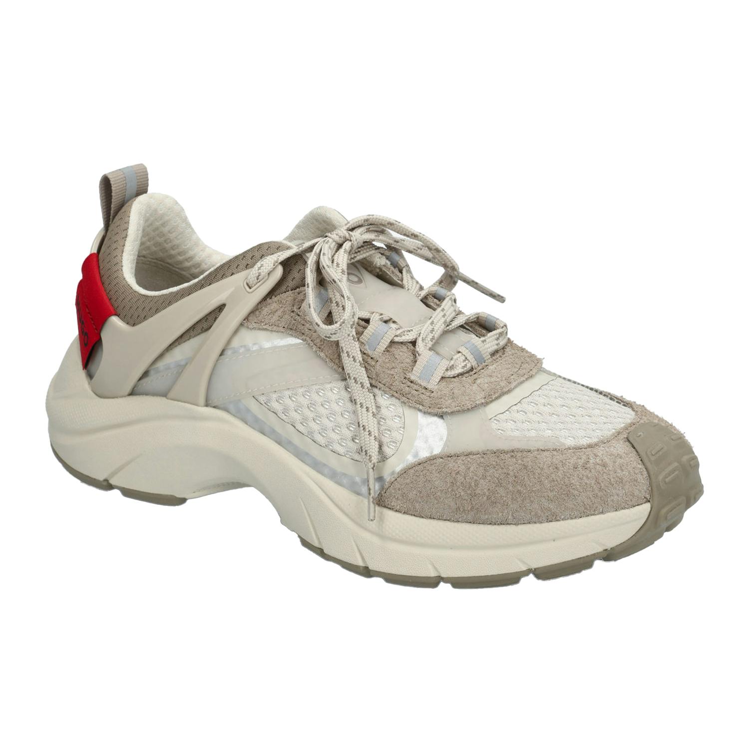 Hugo Women's Beige / Low Trainers - Medium - 4 Uk - Medium - 100% Mixed