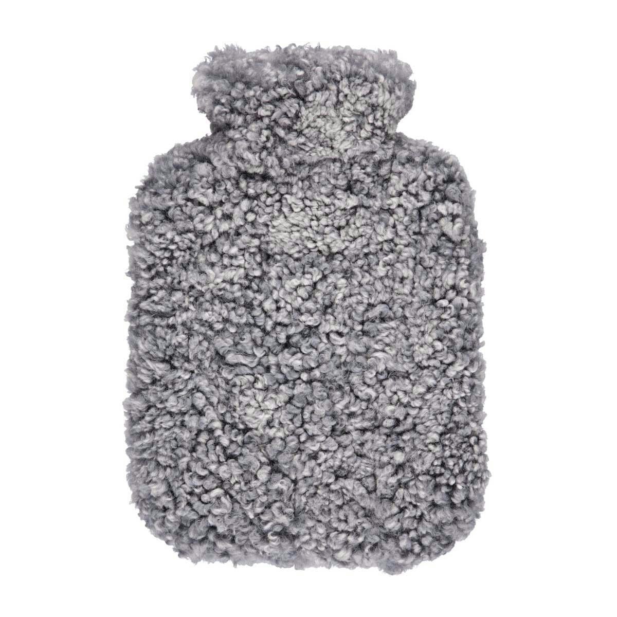 Natures Collection Light/Grey Sheepskin Hot Water Bottle