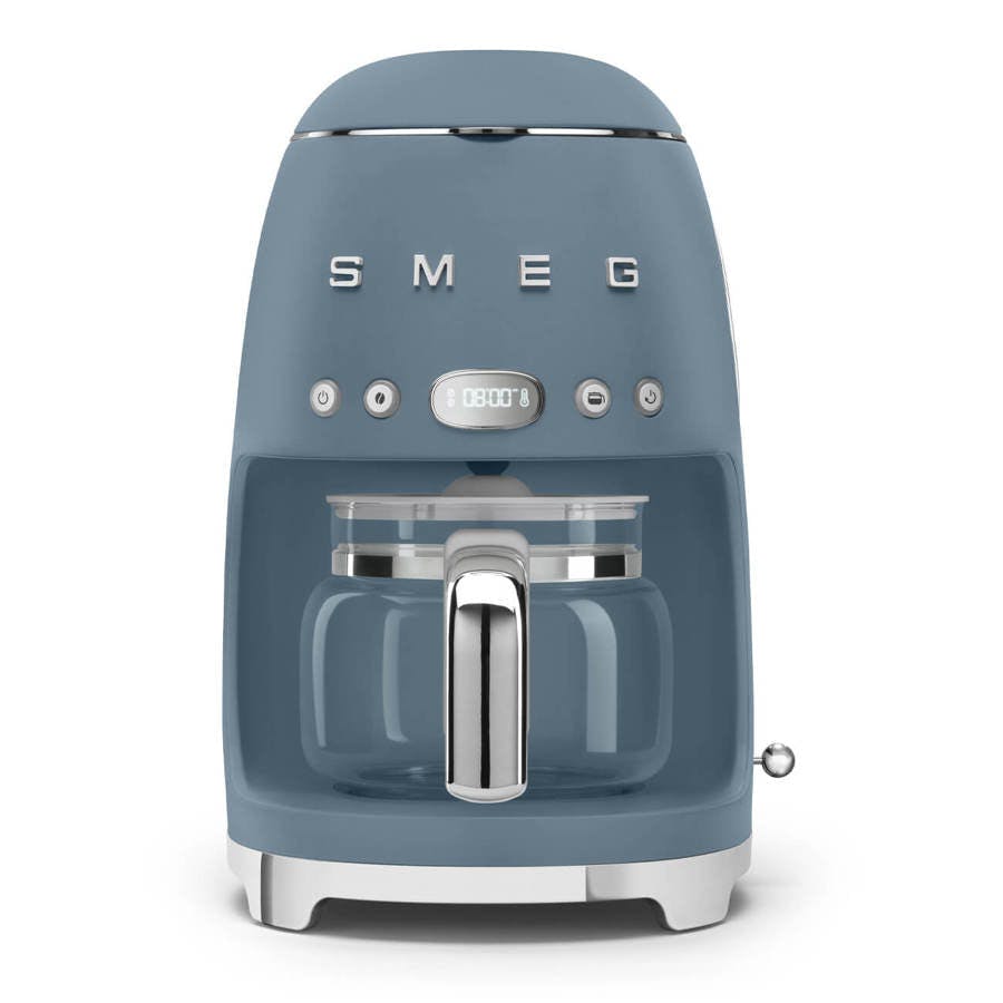 Smeg Blue Dcf02 Drip Filter Coffee Machine - Matte Colour - Storm