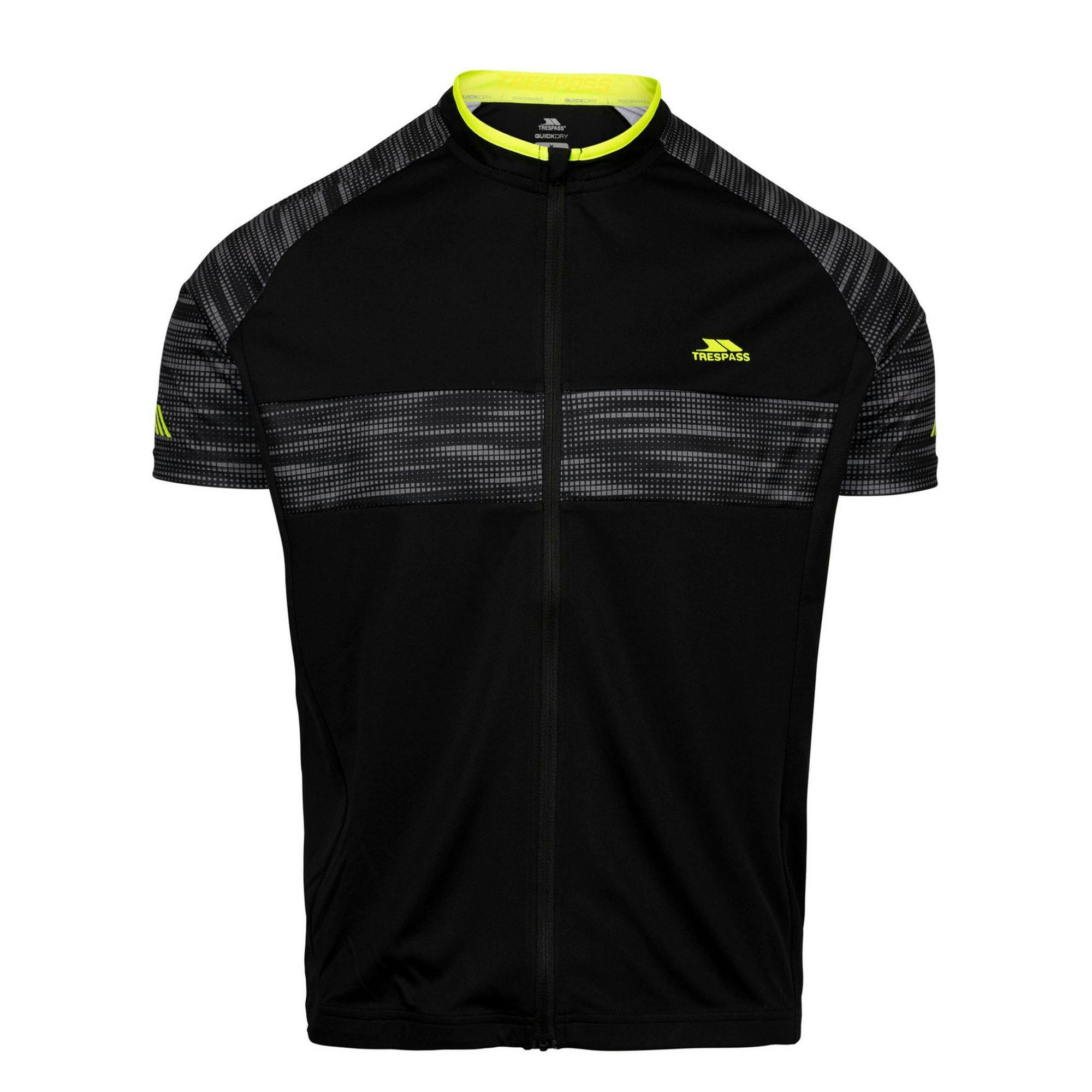 Trespass Men's Black Hazzel Tp75 Active Cycling Jacket - Xl