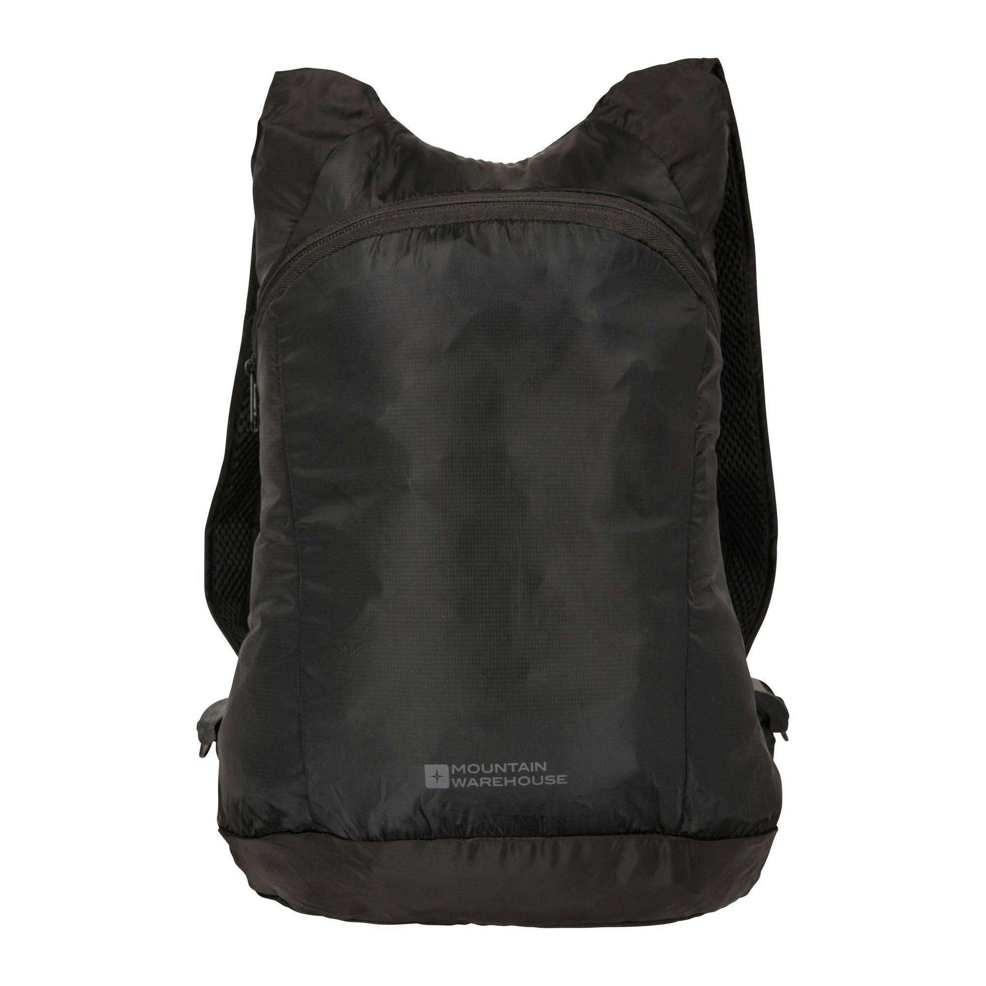 Mountain Warehouse Black Packaway Backpack - One Size