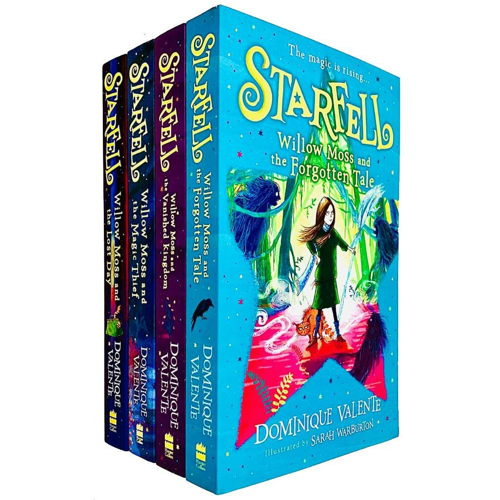 Harpercollins Black/White Starfell Series Books Set Inc Willow Moss And The Lost Day, Forgotten Tale & More Size 4