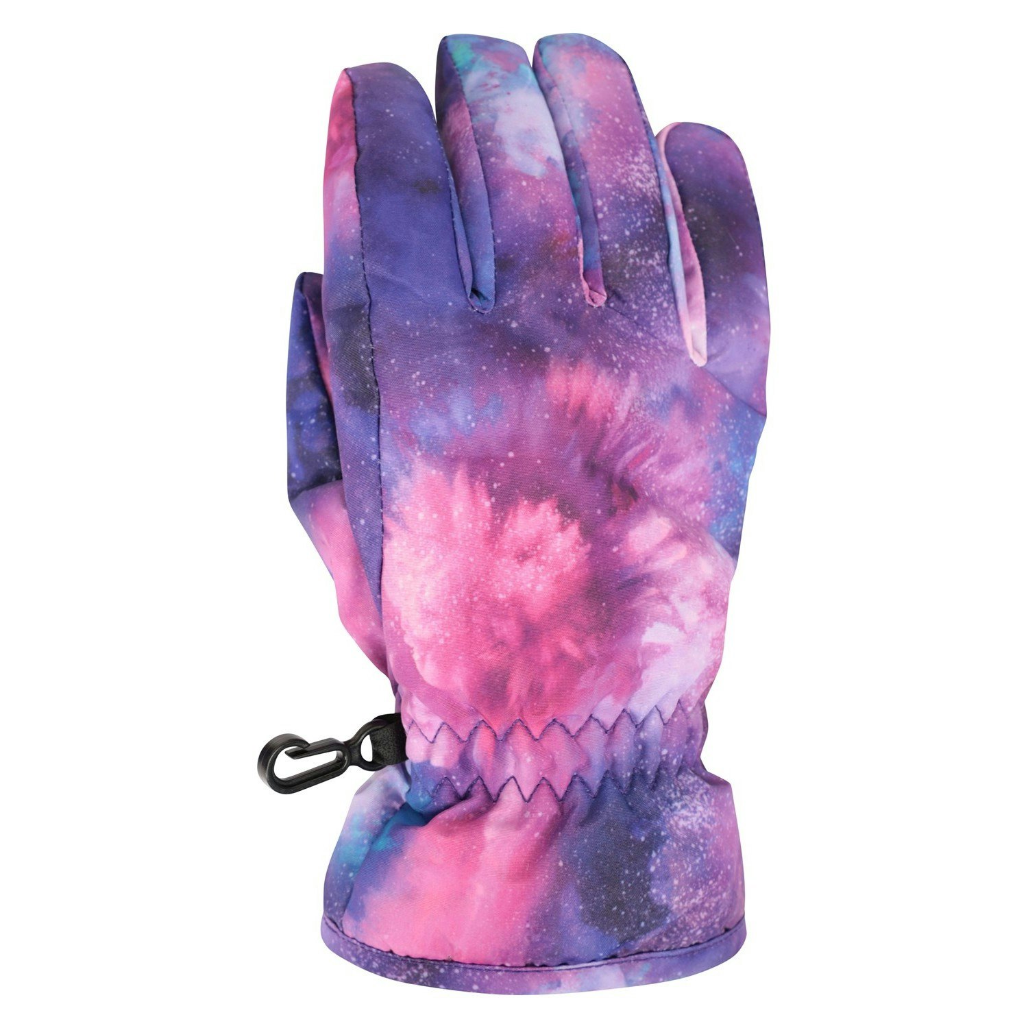 Mountain Warehouse Dark/Purple Childrens Printed Ski Gloves - M
