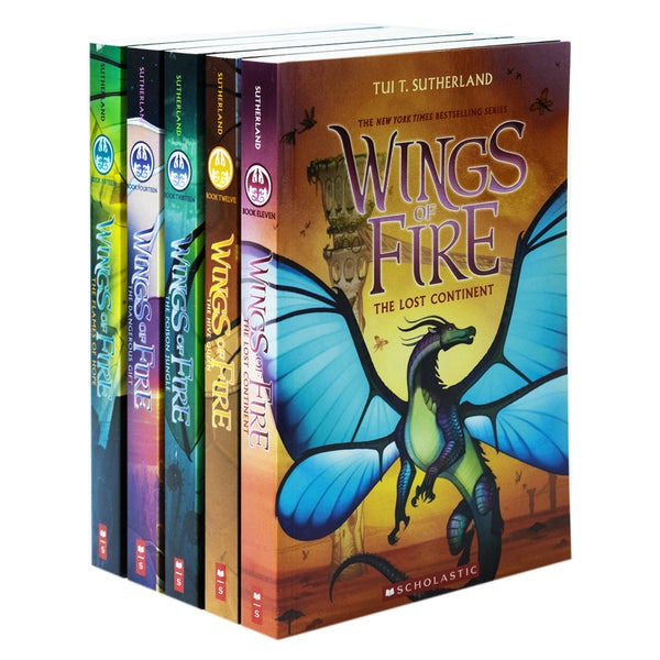 Scholastic Red Wings Of Fire 5 Books Collection Set (11-15) By Tui T Sutherland