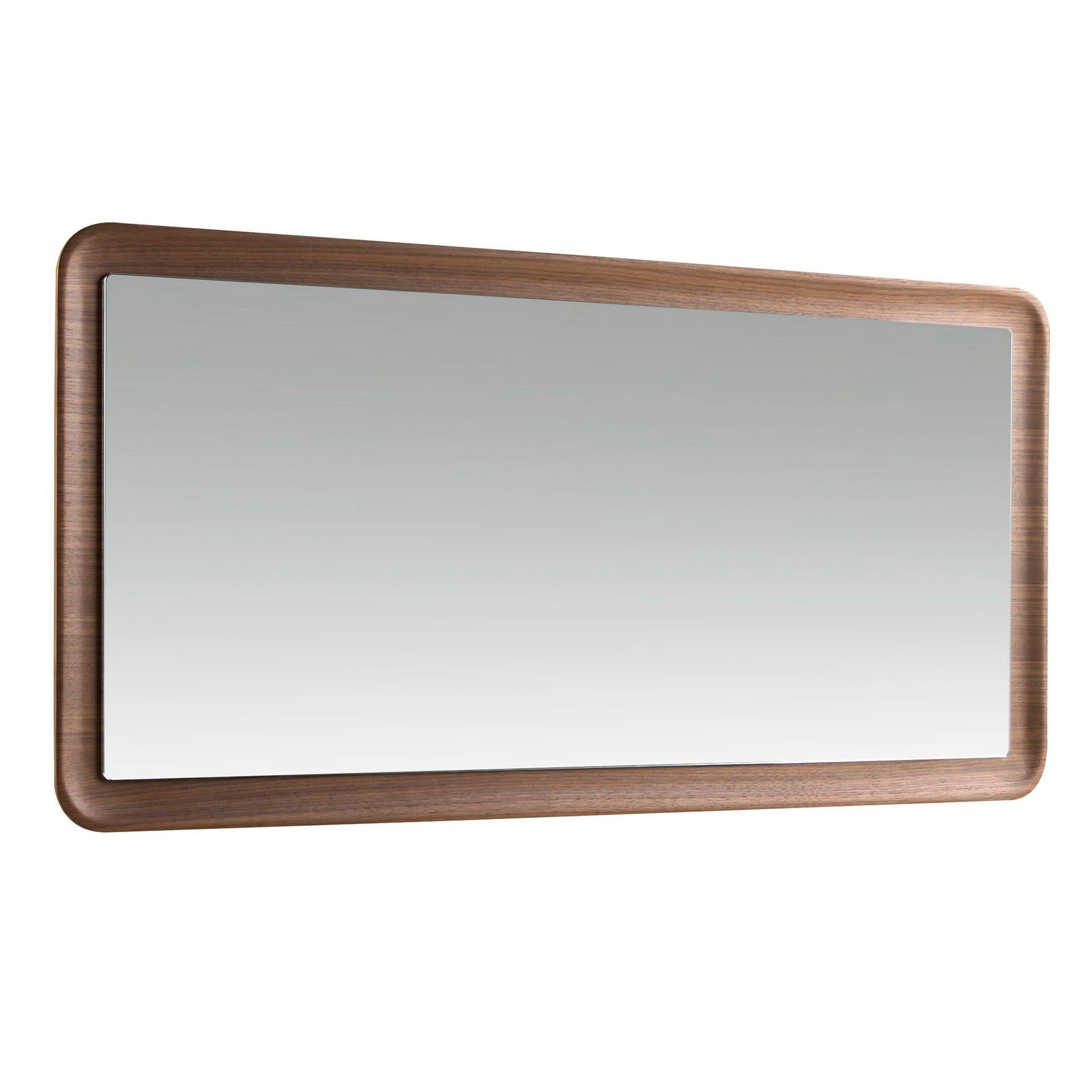 Angel Cerdá Rectangular Walnut Wall Mirror 3248