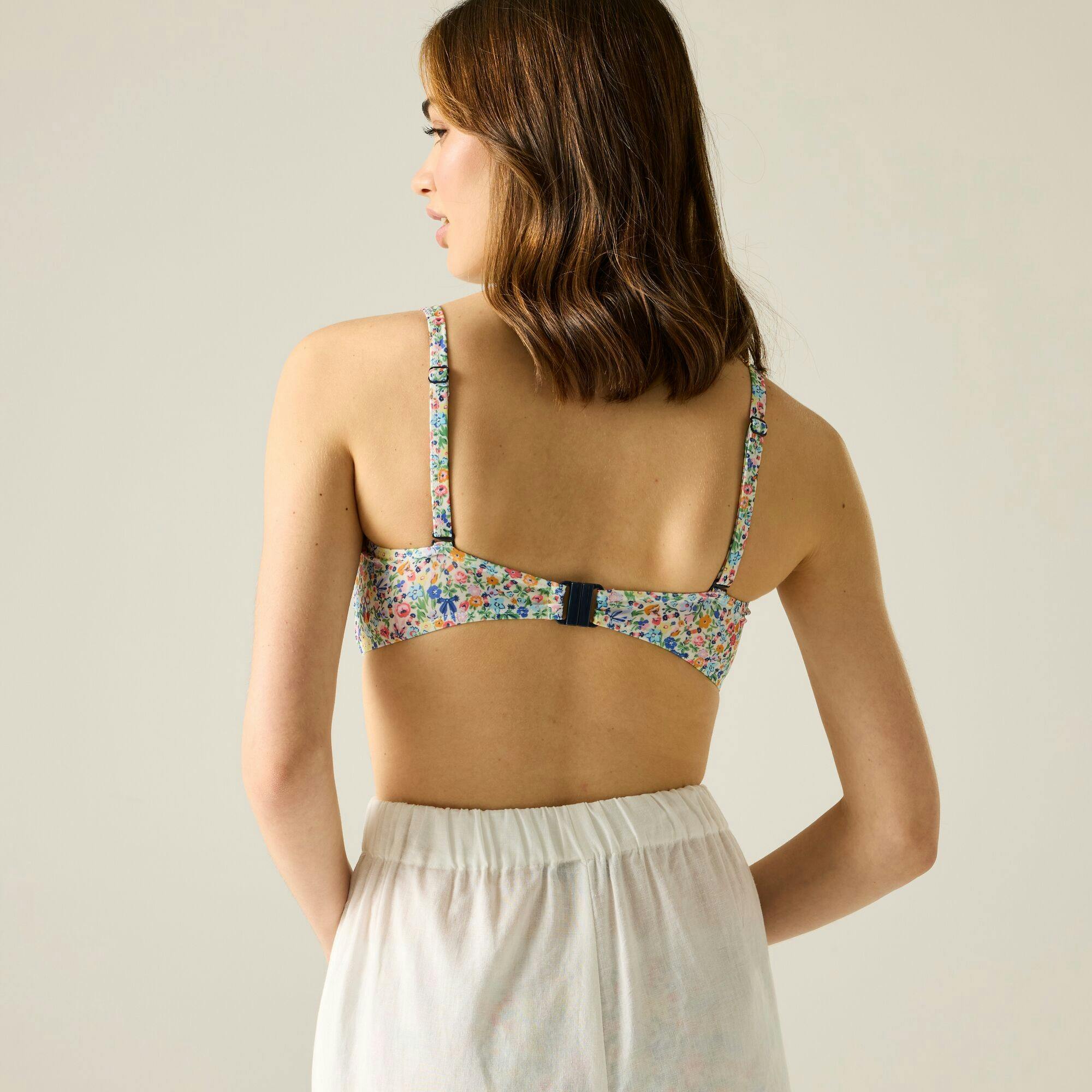 Regatta (8 Uk, Cream) Womens/Ladies Cath Kidston Harmony Ditsy Bikini Top - Image 2