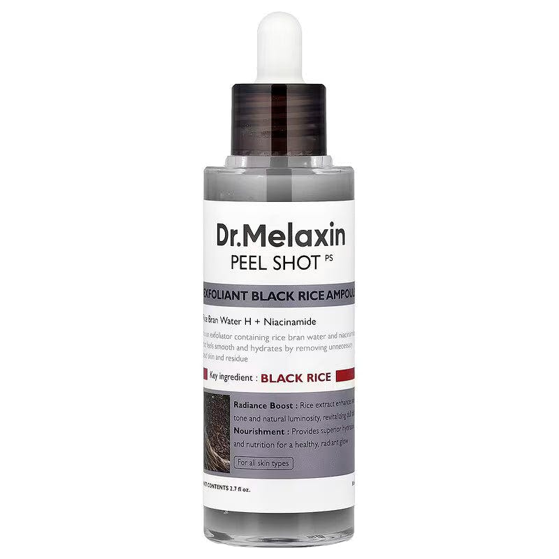 Dr. Melaxin Black Dr.melaxin Peel Shot Exfoliant Rice Ampoule 80Ml
