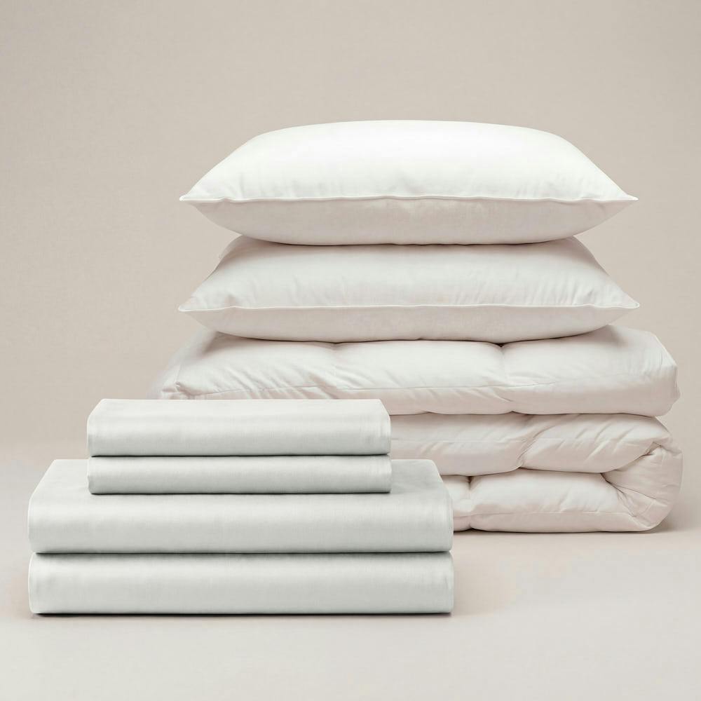 Rackhams Grey Sateen Move-In Bedding Set - S.king - King