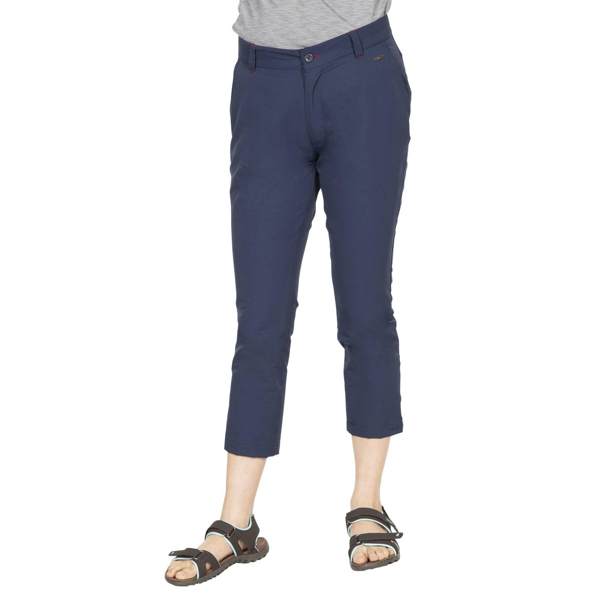 Trespass Women's / Zulu Cropped Trousers - Navy - 8 Uk - Navy - 95% Polyamide/5% Elastane