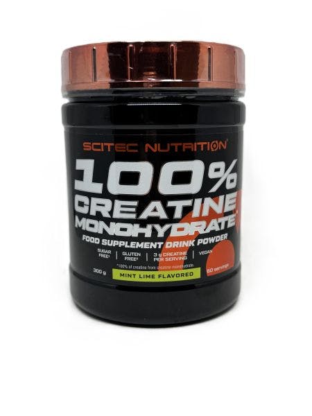 Scitec 100% Creatine Monohydrate, Mint Lime - 300 Grams - Image 3