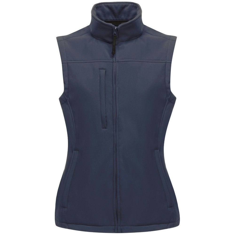 Regatta Women's / Flux Softshell Bodywarmer / Sleeveless Jacket (Water Repellent & Wind Resistant) - Navy/Navy - 10 - Navy/Navy