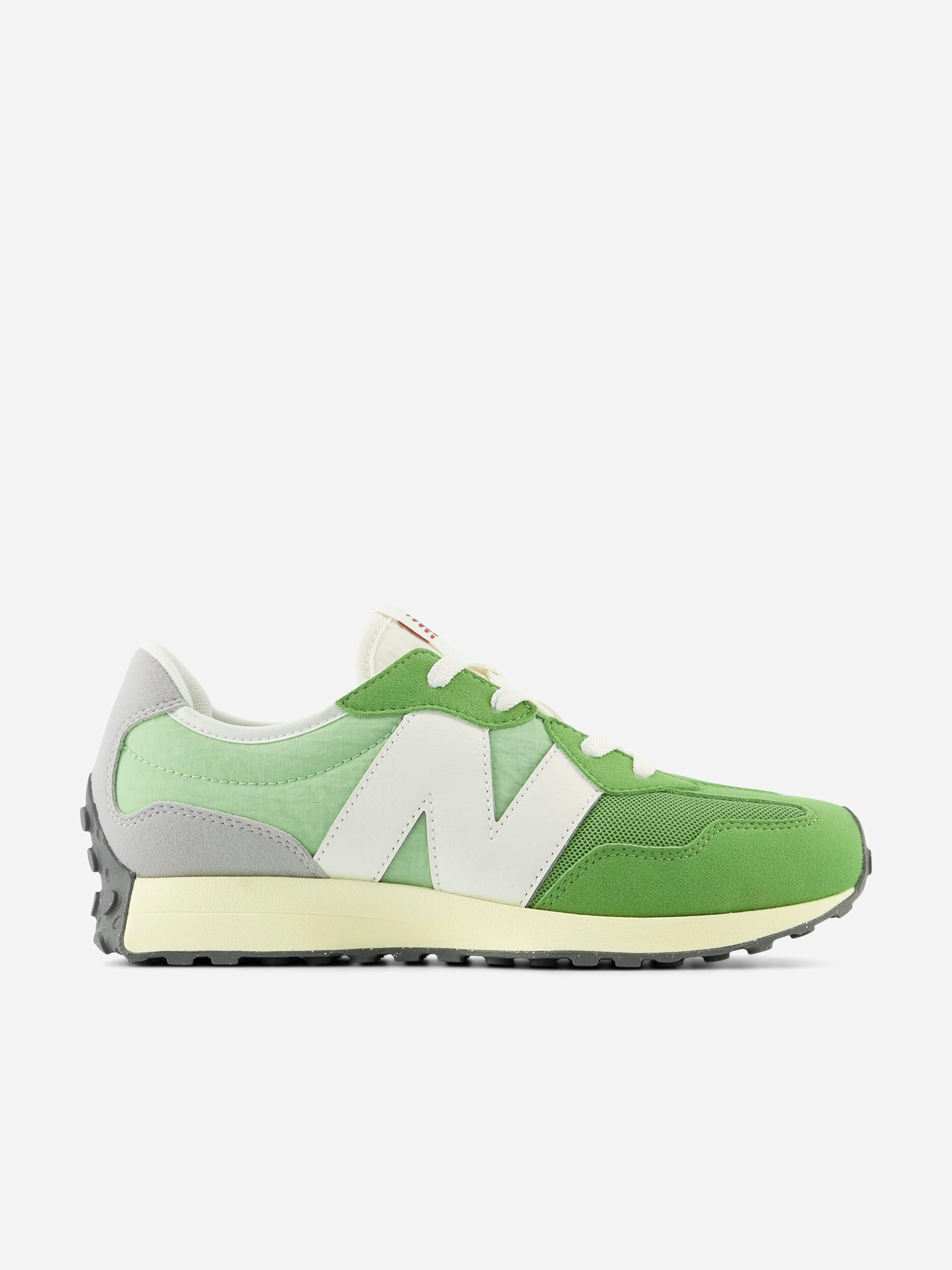 New Balance Unisex Kids Green Kids 327 Trainers In - Eu 37 Uk 4 - Us 4.5