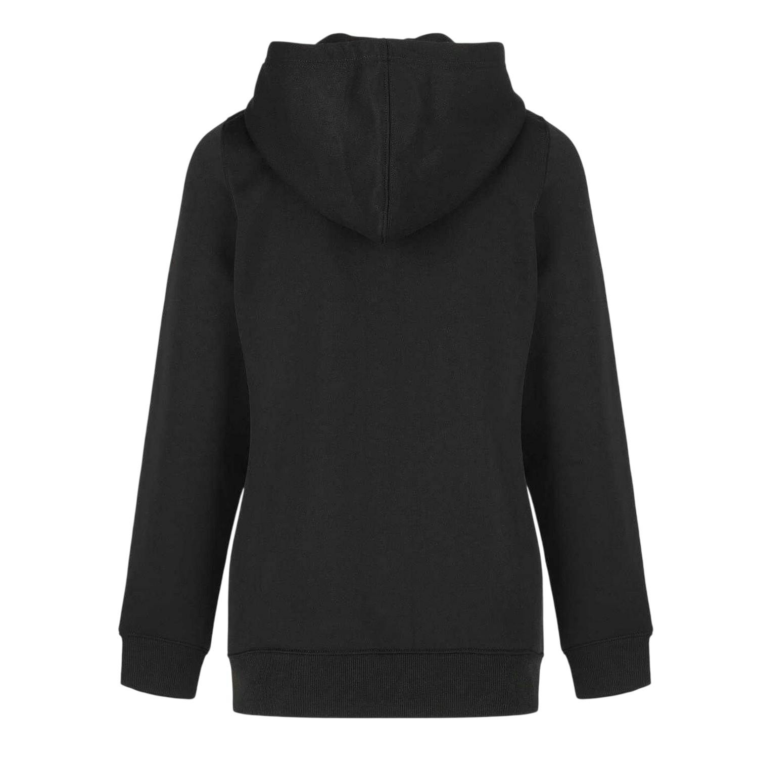 Slazenger Women's Black Logo Fitted Full Zip Hoodie - 18 Uk - 65% Polyester/35% Cotton