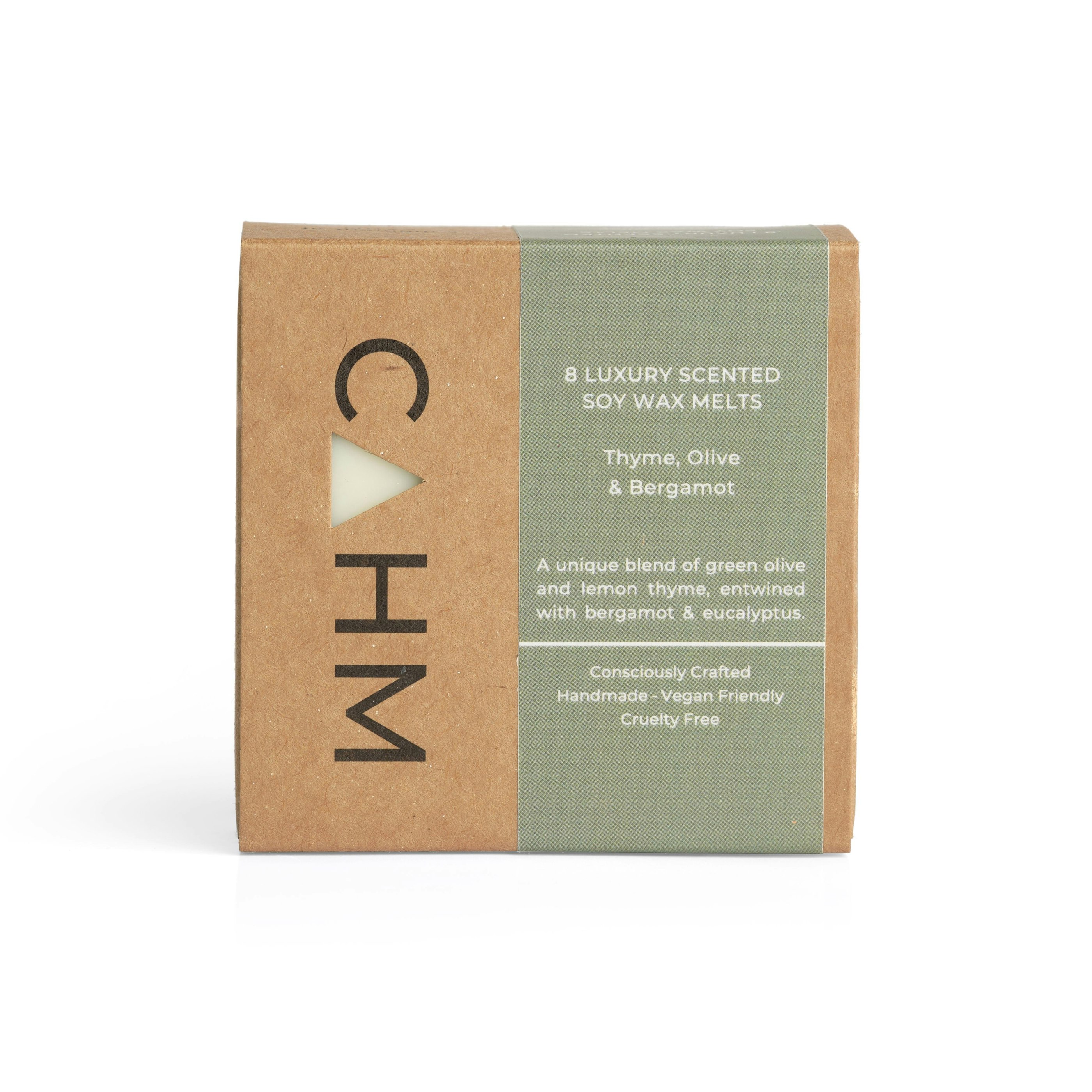 Rackhams Green/Light Thyme, Olive & Bergamot Wax Melt Box