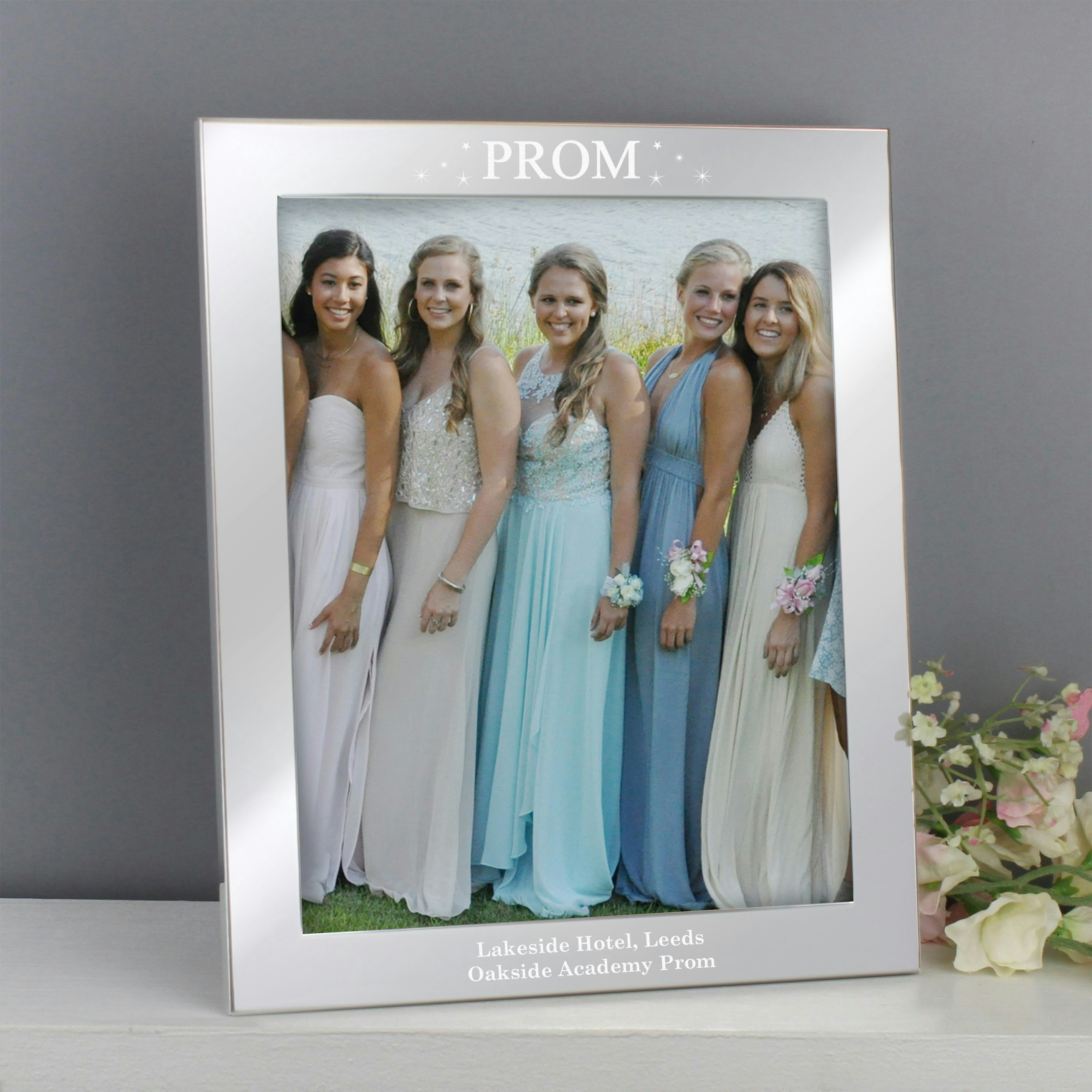 Rackhams Silver Personalised Prom Night 10X8 Photo Frame