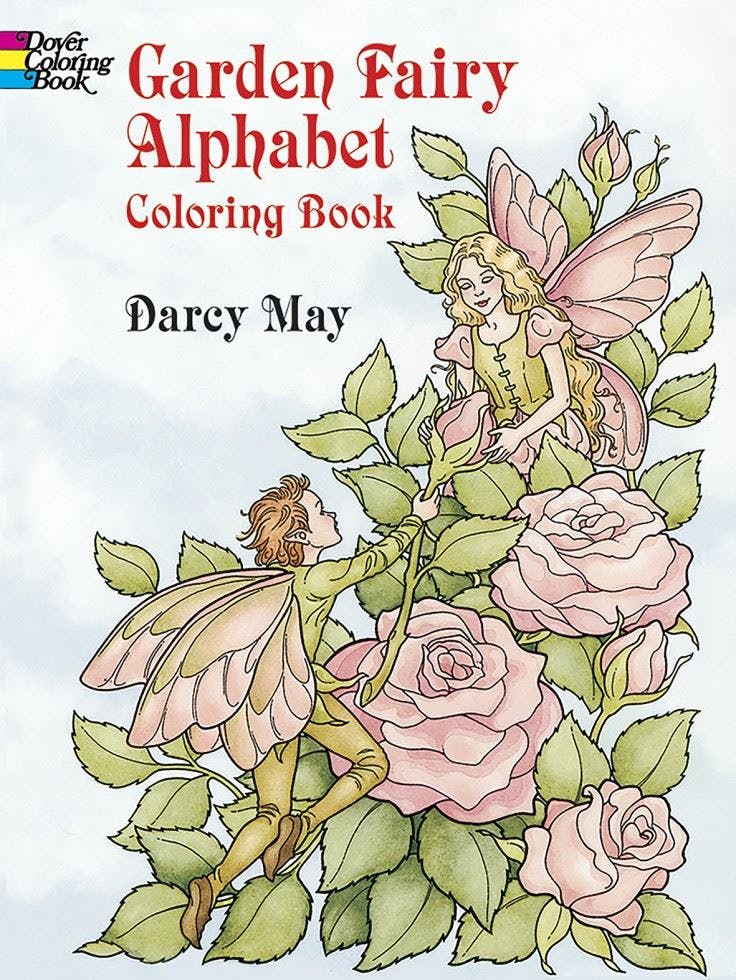 Garden Fairy Alphabet Coloring Book by Darcy May (Paperback Book) - Image 8