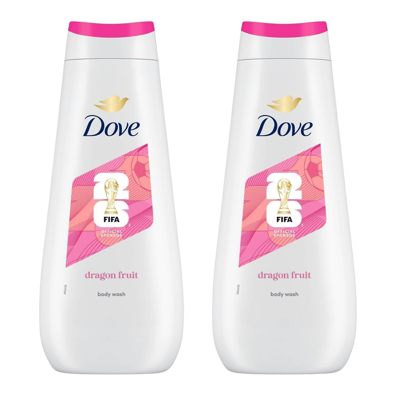 Dove Cream Advanced Care Replenishing Body Wash 24H Renewing Micromoisture, 2X400ml