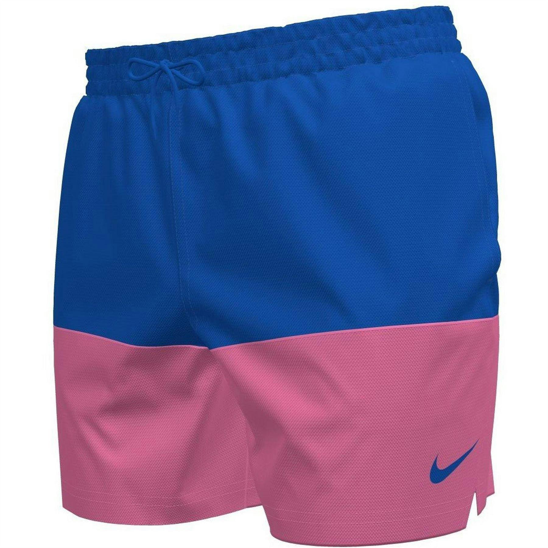Nike Men's Colour Block Swim Shorts - Crystal - L - Crystal - 100% Mixed