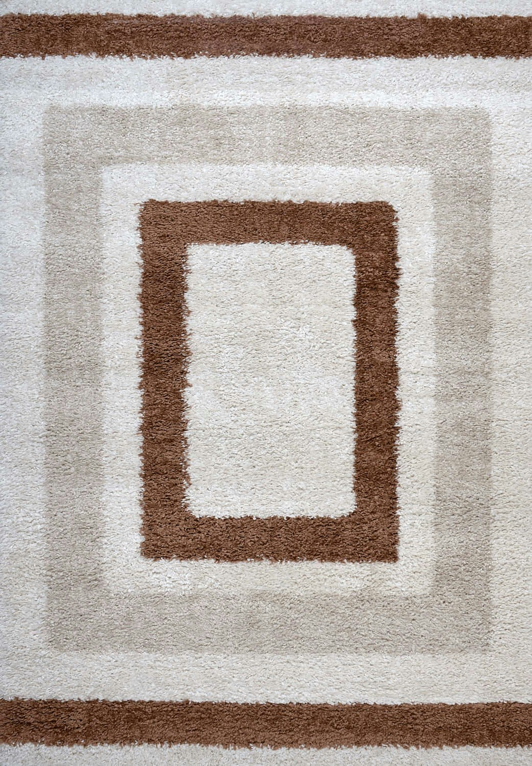 The Rugs Cream Moodi Shaggy /Terra Slatefern Rug - 120X170 Cm