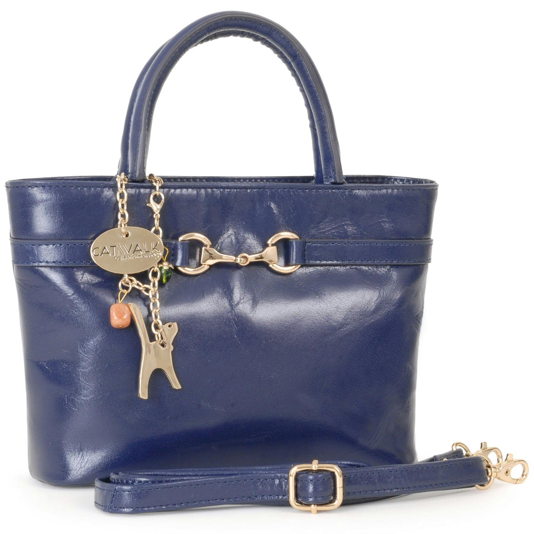 Catwalk Collection Handbags Blue Camilla - Handbag